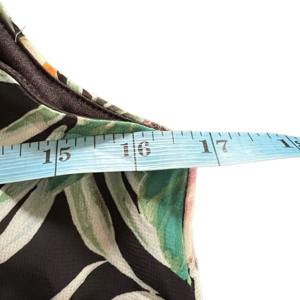 Julia Jordan Floral halter chiffon midi dress Ladies size 2 Black multi - Picture 5 of 8